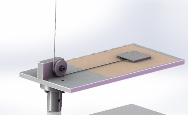 Mesure du frottement sur machine de traction